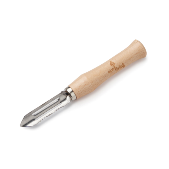 EcoLiving Wooden Potato Peeler - Life Before Plastik